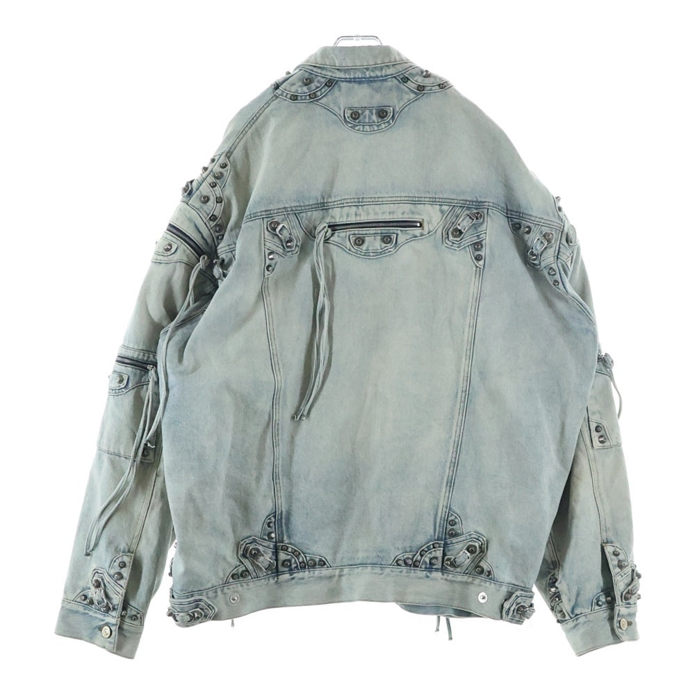BALENCIAGA(バレンシアガ) CAGOLE カゴール オーバーサイズ デニムジャケット インディゴ 764521 TDW14