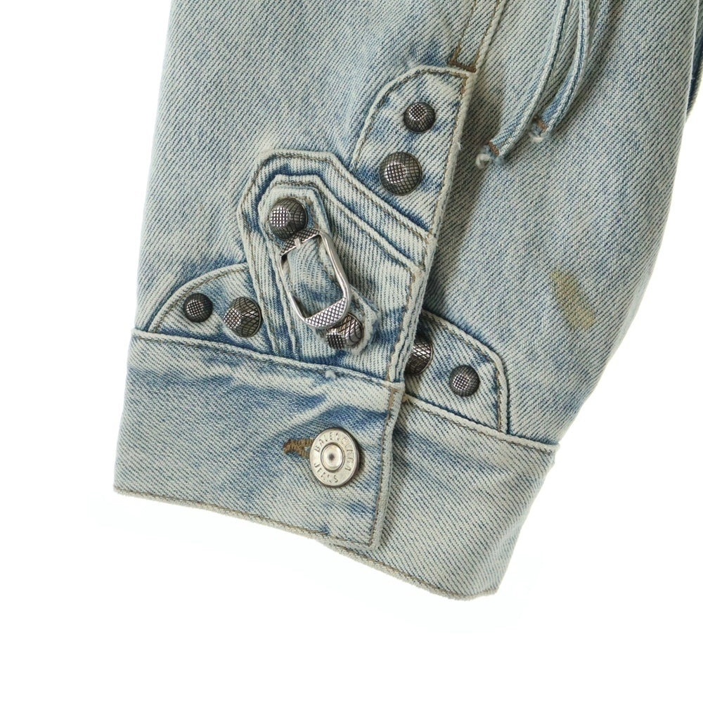 BALENCIAGA(バレンシアガ) CAGOLE カゴール オーバーサイズ デニムジャケット インディゴ 764521 TDW14