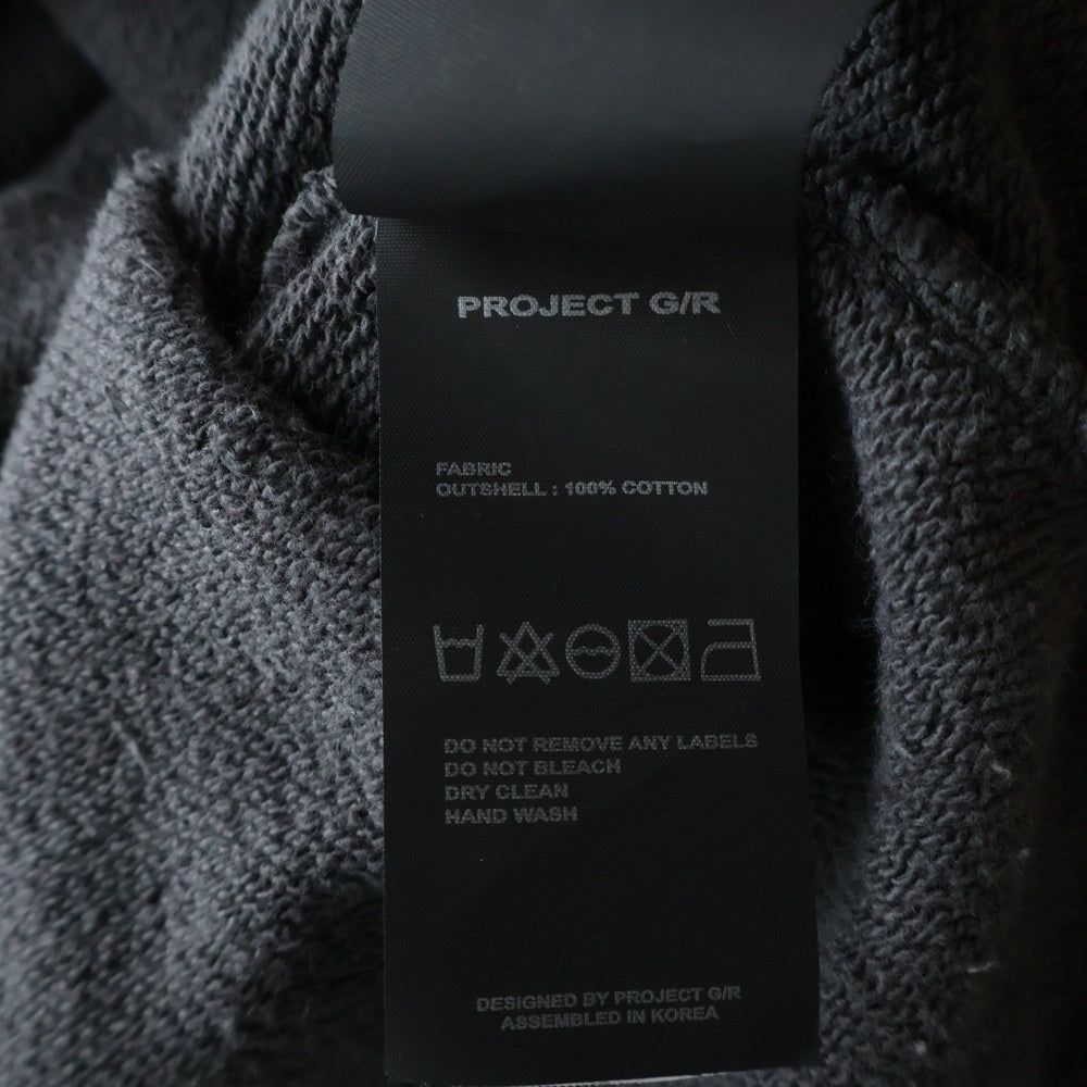 PROJECT G/R(プロジェクトジーアール) ASURA Hoodie レイヤード パーカー オーバーサイズ フーディー グレー