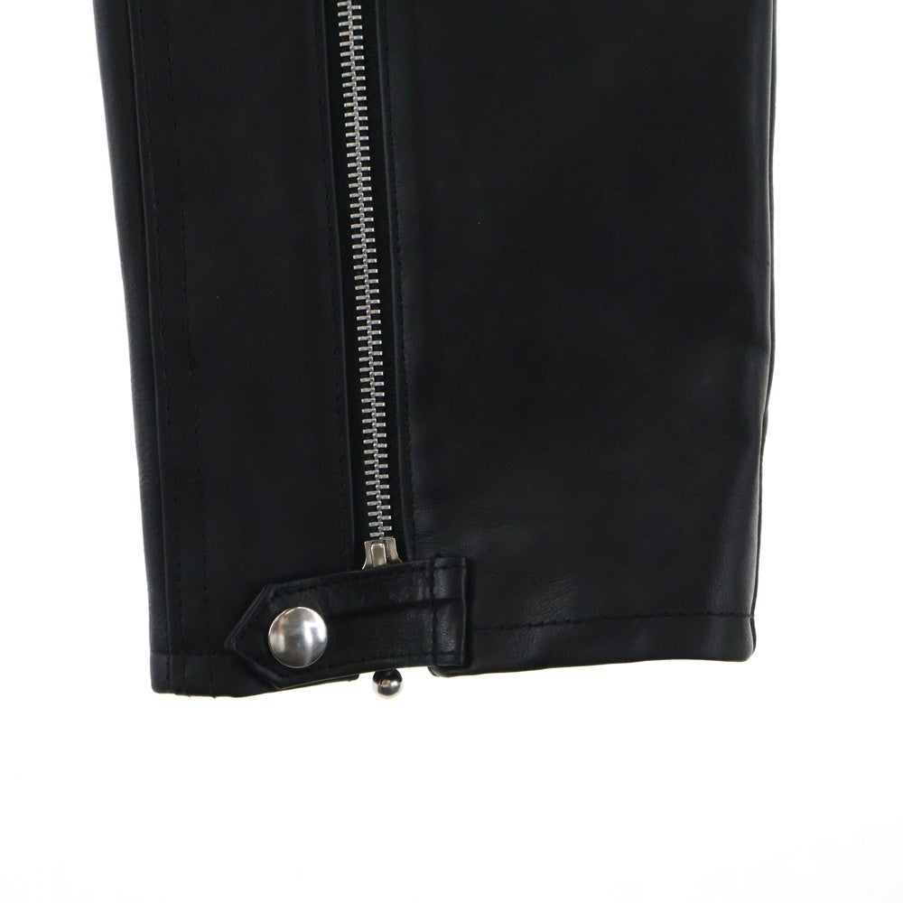 AZUMA(アズマ) 25AW WESTERN BIKER PANTS レザーバイカーパンツ レザーパンツ ブラック 25AH-PT-01