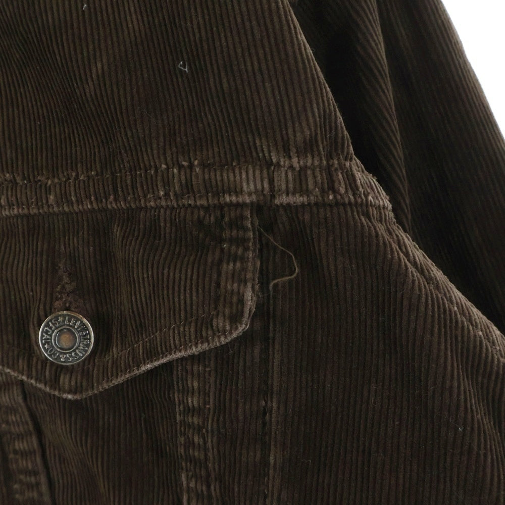 Levi's(リーバイス) 80s 70505 コーデュロイジャケット Gジャン ダークブラウン