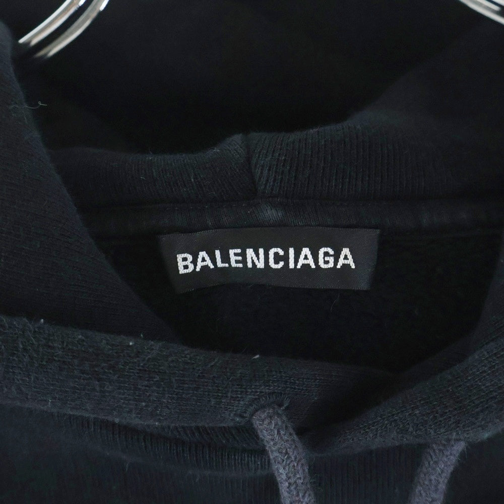 BALENCIAGA(バレンシアガ) 19SS BBロゴプリント プルオーバー パーカー 556143 TDV52