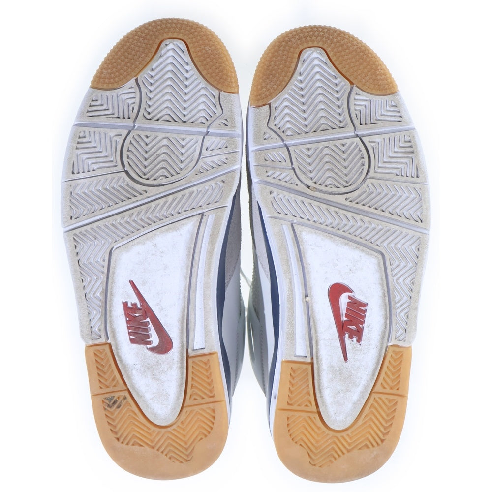 NIKE(ナイキ) AIR JORDAN 4 RETRO SP SUMMIT WHITE エアジョーダン レトロ サミットホワイト ミッドカットスニーカー ホワイト/ブルー UK7.5/25.5cm DR5415-100