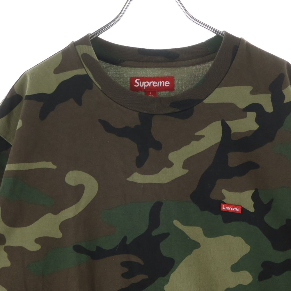 SUPREME(シュプリーム) 25SS Small Box Tee Woodland Camo ウッドランドカモ スモールボックスロゴ クルーネック 半袖Tシャツ カットソー カーキ