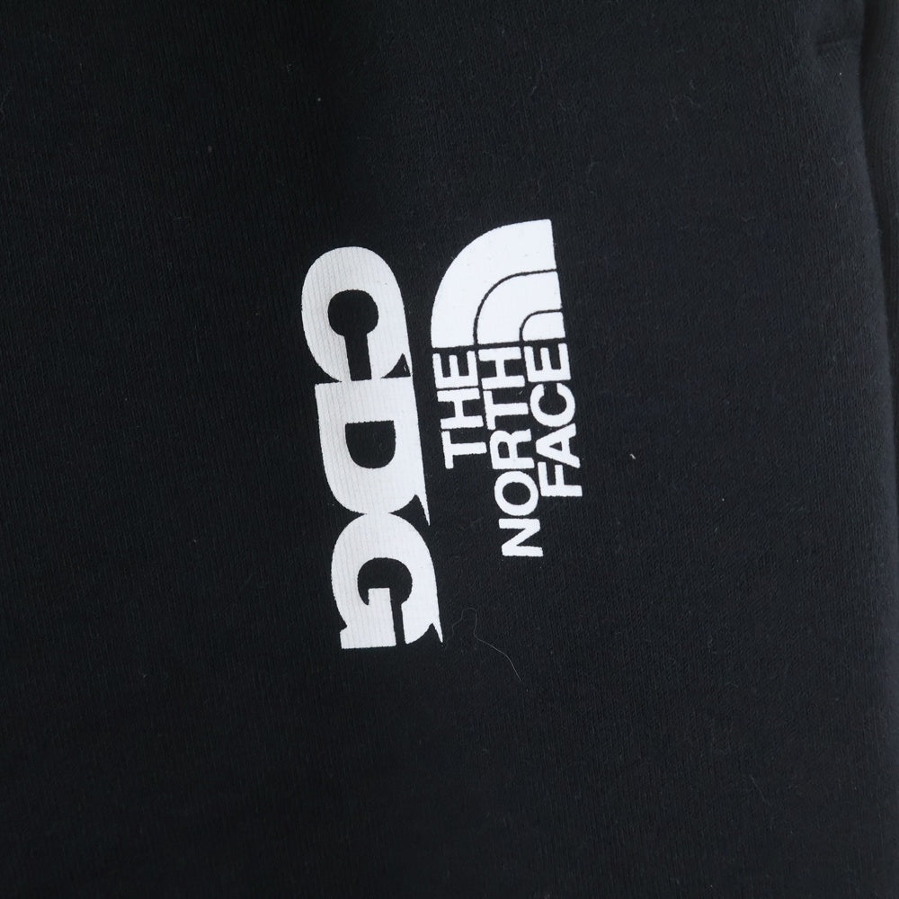 CDG(シーディージー) × THE NORTH FACE SWEAT PANTS ザノースフェイス スウェットパンツ ジョガーパンツ ブラック NB02603CD