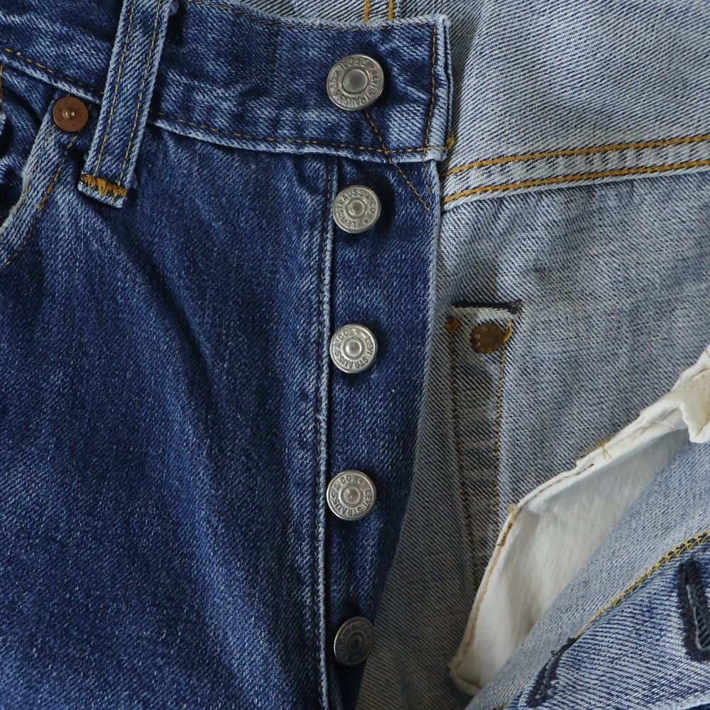 Levi's(リーバイス) 501XX BIGE 復刻 ボタンフライ ストレートデニムパンツ インディゴ