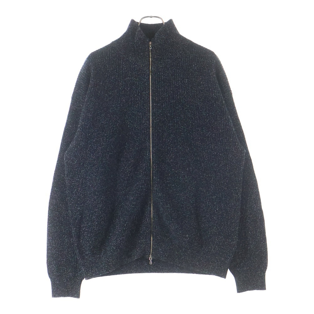 ULTERIOR(アルテリア) 25AW W/C MEALANGE RIB DRIVERS KNIT ドライバーズニット セーター グレー UKW28‐KC221