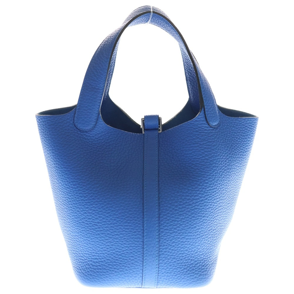 HERMES(エルメス) ピコタンロックPM K刻印 トリヨン フリーダ ハンドバッグ ブルー レディース