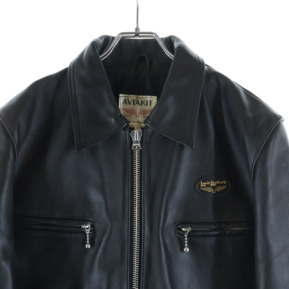 Lewis Leathers(ルイスレザー) DOMINATOR 551T COW HIDE ドミネーター タイトフィット カウハイド シングルライダースジャケット ブラック
