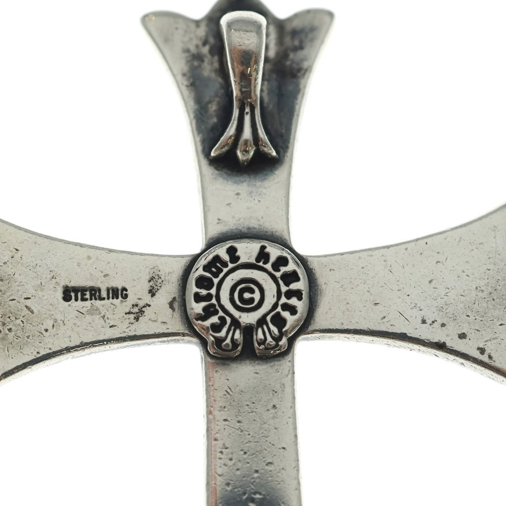 CHROME HEARTS(クロムハーツ) CH CRS LG ラージCHクロスペンダントトップ シルバー BCA216