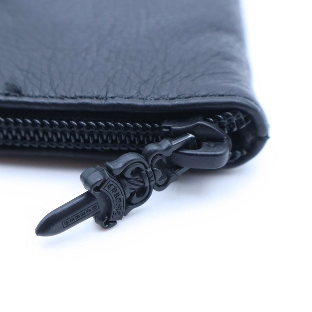 CHROME HEARTS(クロムハーツ) CASE アイウェアケース 眼鏡ケース レザー ブラック