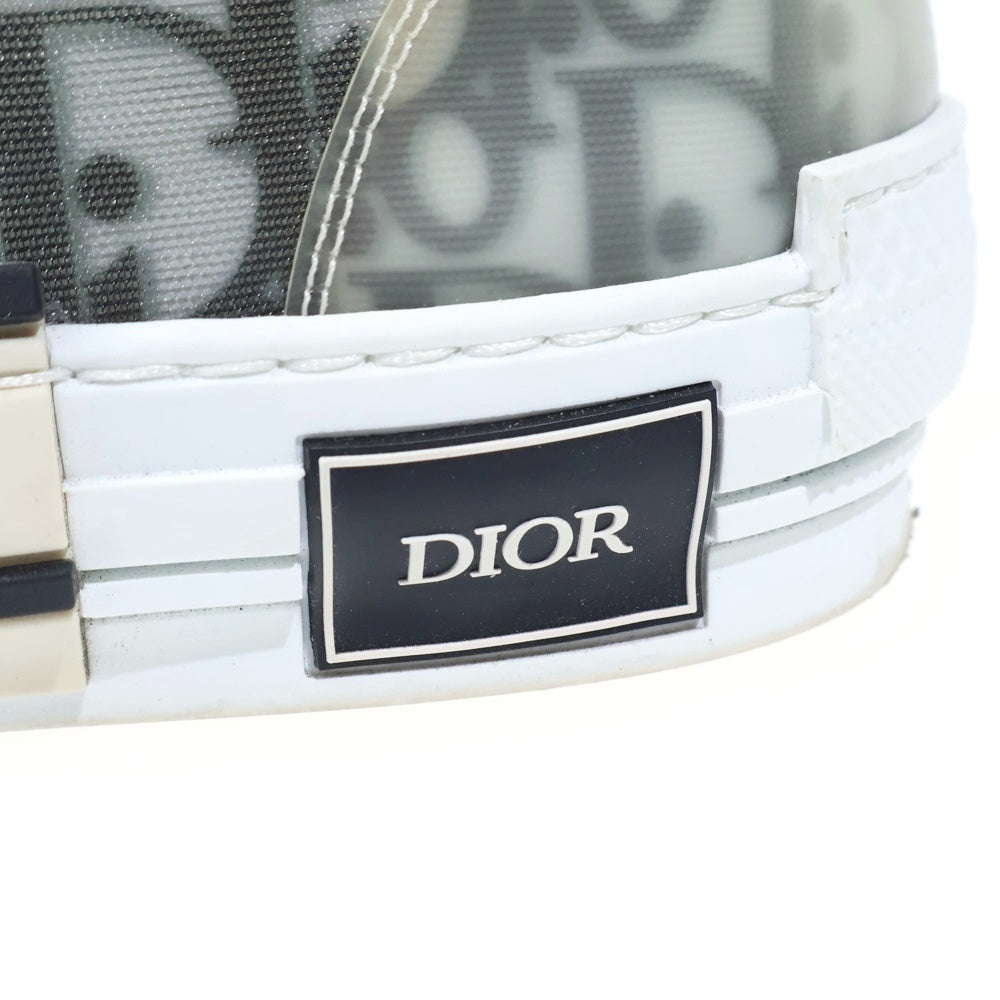 DIOR(ディオール) オブリーク クリア レースアップ ハイトップ ハイカットシューズ スニーカー ホワイト B23