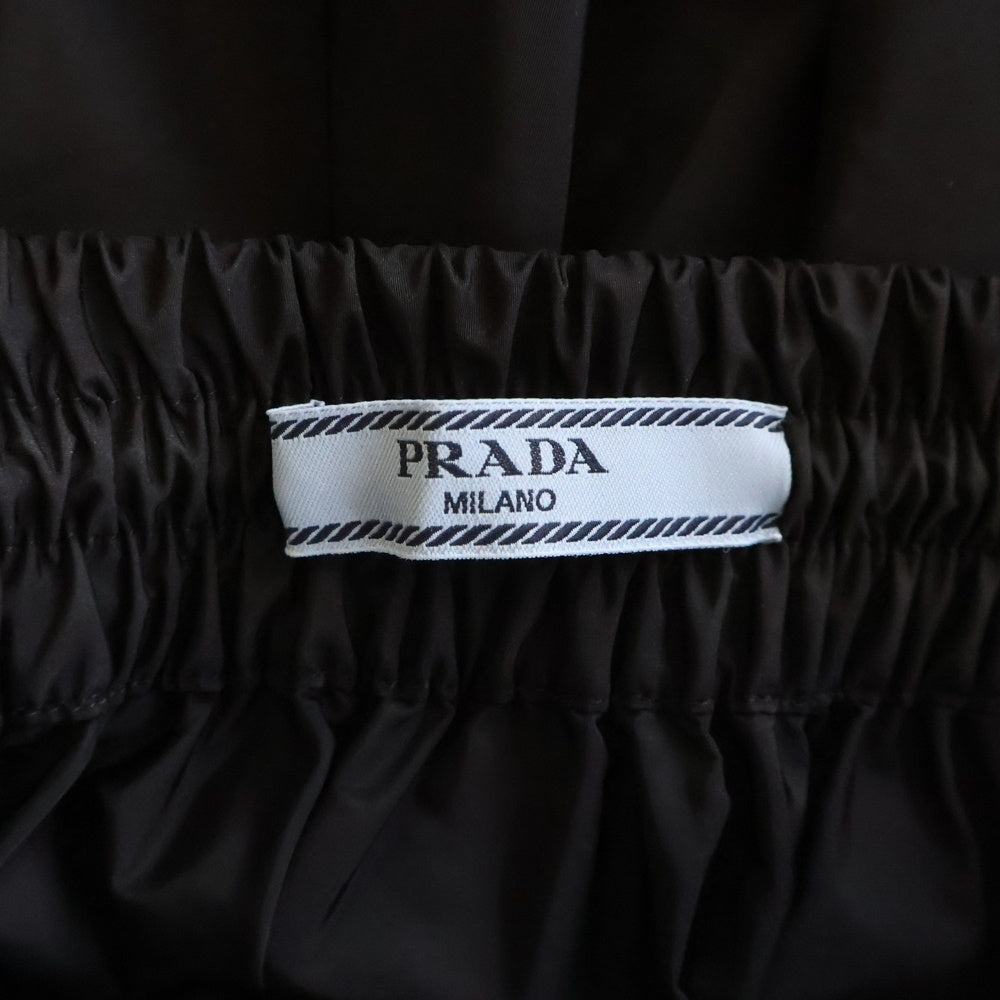 PRADA(プラダ) Re Nylon トライアングルロゴ ナイロンスカート ブラック 21X951 S000 レディース