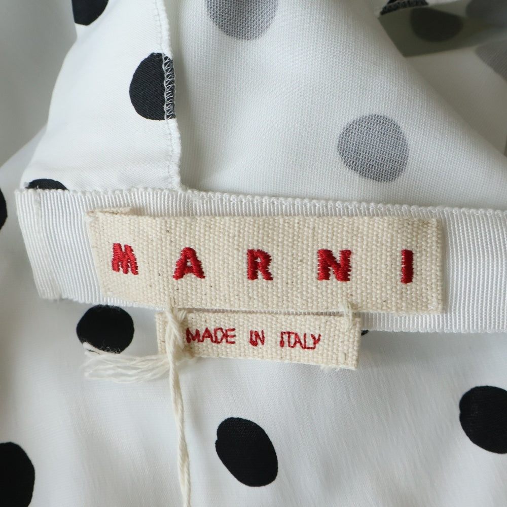 MARNI(マルニ) 水玉柄 ドットカラーシャツ ホワイト TTMA0279A0 UTV994 レディース