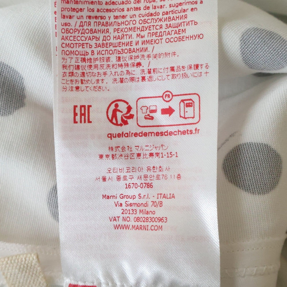MARNI(マルニ) 水玉柄 ドットカラーシャツ ホワイト TTMA0279A0 UTV994 レディース