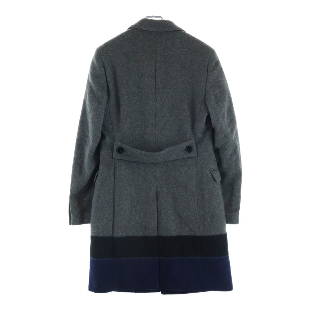 RAF SIMONS(ラフシモンズ) ウールモヘアチェスターコート グレー 152-618