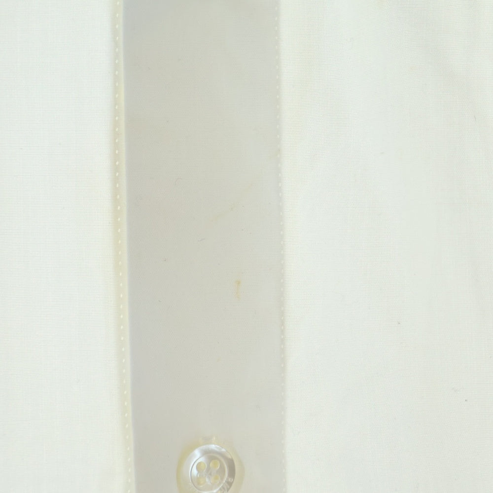 RAF SIMONS(ラフシモンズ) 19SS CROPPED SHIRT ASYMM アシメ パンク オーバーサイズ長袖シャツ ホワイト 191-293F