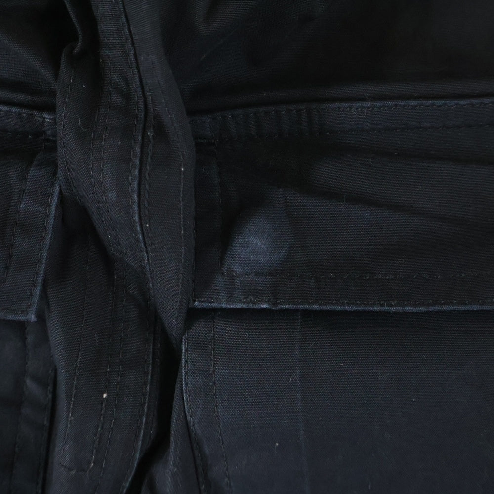 Rick Owens(リックオウエンス) 20SS Cargo Jog Pants カーゴジョグ ドローストリングカーゴパンツ ブラック RU20S7396-TE