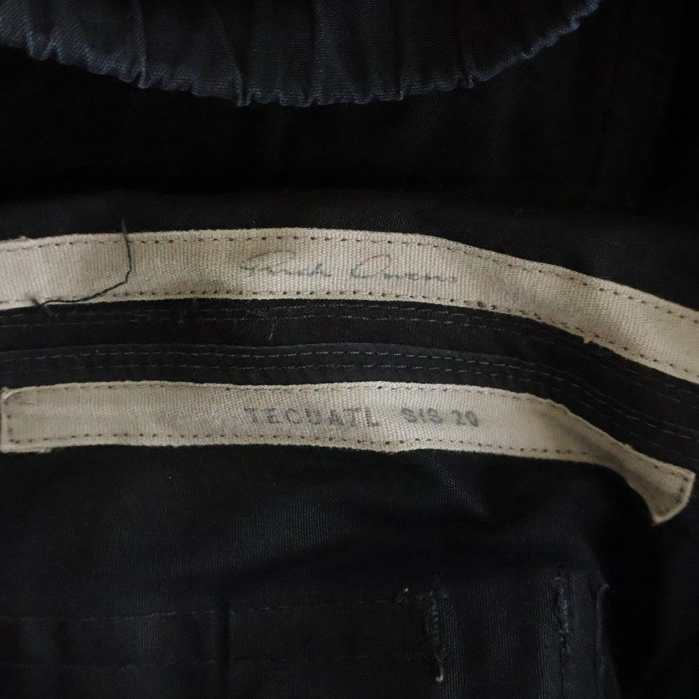 Rick Owens(リックオウエンス) 20SS Cargo Jog Pants カーゴジョグ ドローストリングカーゴパンツ ブラック RU20S7396-TE