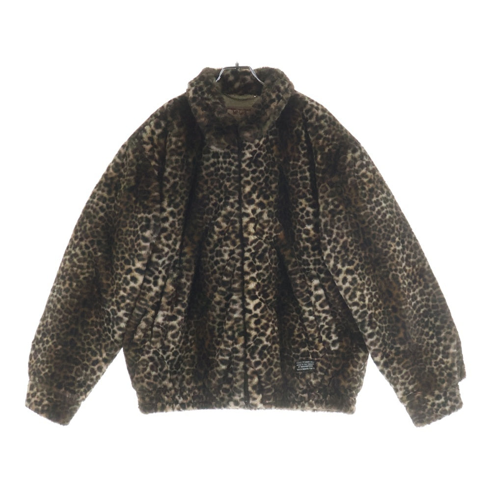 WACKO MARIA(ワコマリア) 25AW ×MCGREGOR LEOPARD FAUX FUR ANTI FREEZE JACKET マクレガー レオパード アンチフリーズジャケット ブラウン 25FW-WMOーMC02