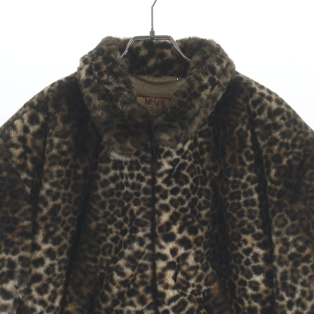 WACKO MARIA(ワコマリア) 25AW ×MCGREGOR LEOPARD FAUX FUR ANTI FREEZE JACKET マクレガー レオパード アンチフリーズジャケット ブラウン 25FW-WMOーMC02
