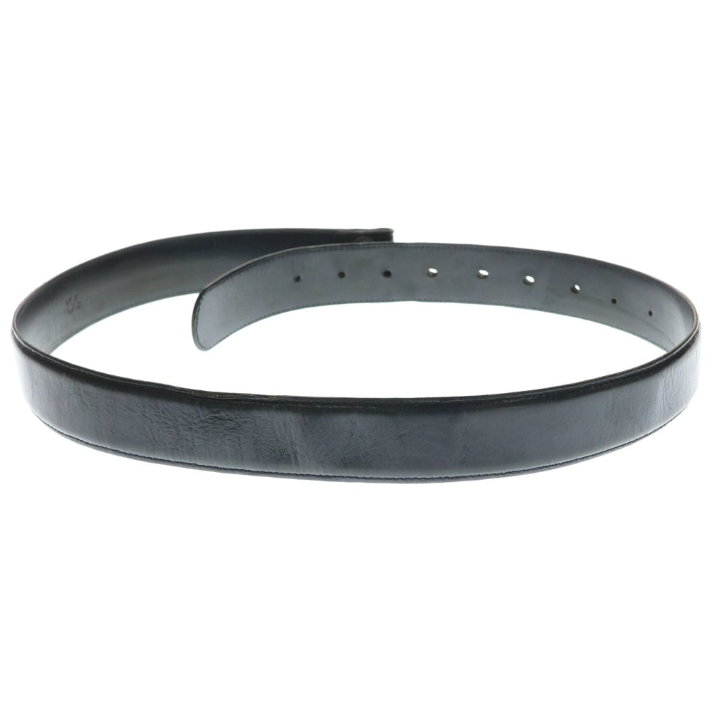 CHROME HEARTS(クロムハーツ) 1.5 STRAP 1.5inch フローラルリベッツ レザーベルト ブラック