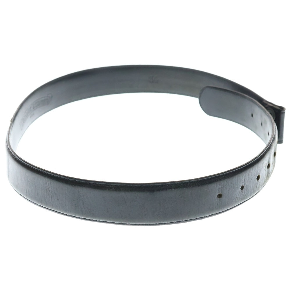 CHROME HEARTS(クロムハーツ) 1.5 STRAP 1.5inch フローラルリベッツ レザーベルト ブラック