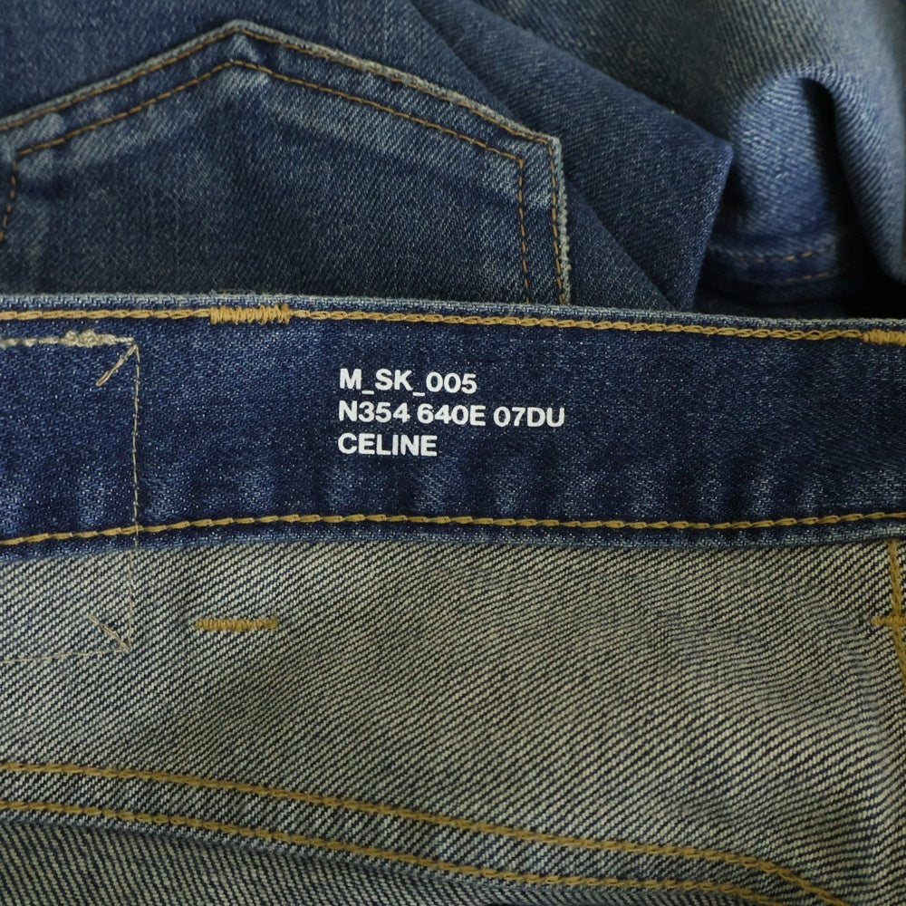 CELINE(セリーヌ) ストレート デニム パンツ インディゴ N354 640E 07DU