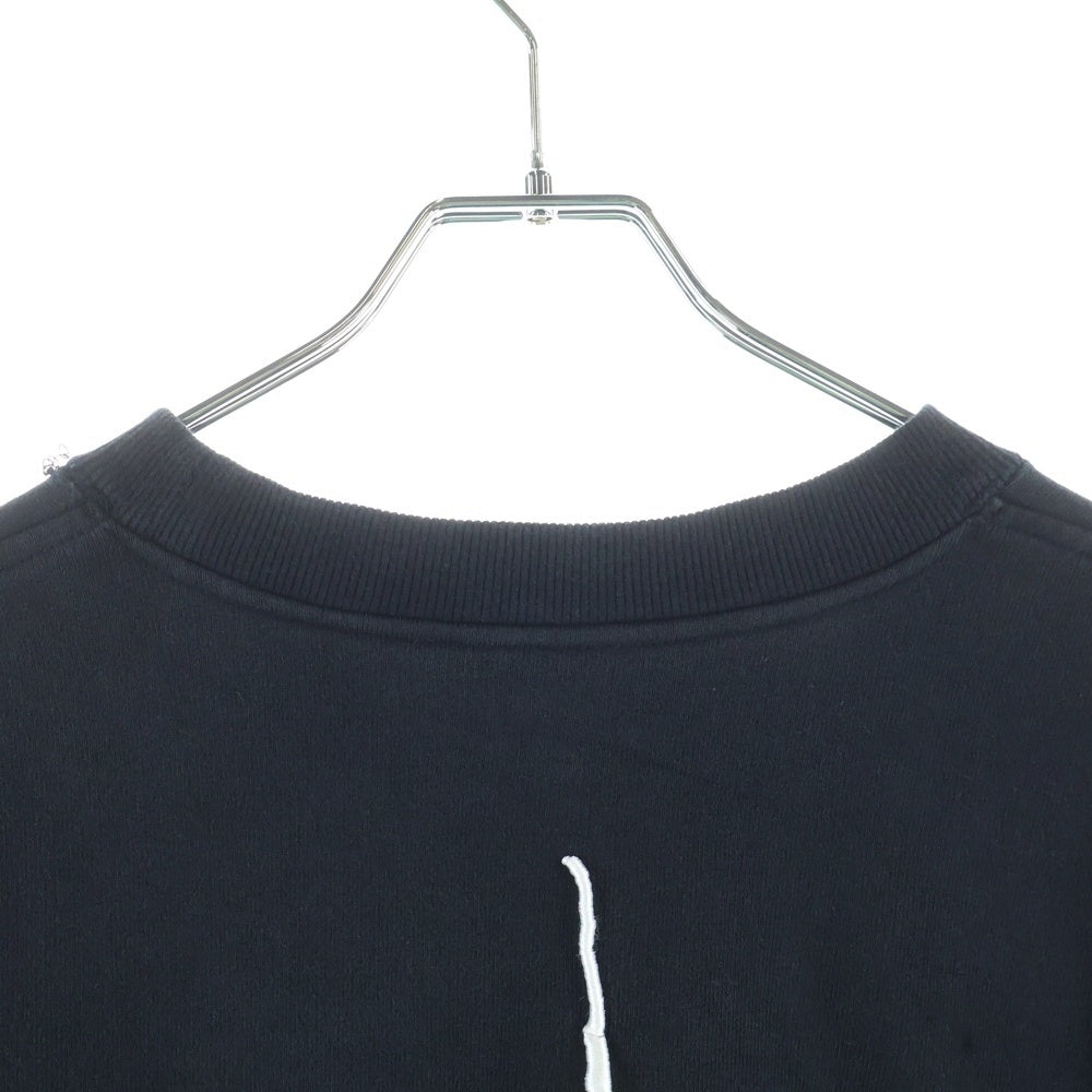 cvtvlist(カタリスト) 3D LOGO USUAL SWEAT SHIRTS 3D ロゴ 刺繍 スウェットトレーナー ブラック 2201020302