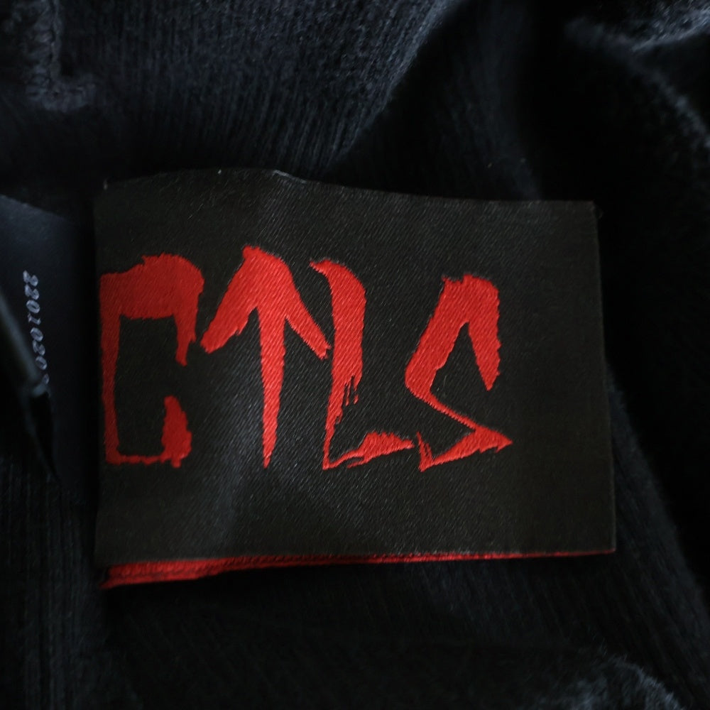 cvtvlist(カタリスト) 3D LOGO USUAL SWEAT SHIRTS 3D ロゴ 刺繍 スウェットトレーナー ブラック 2201020302