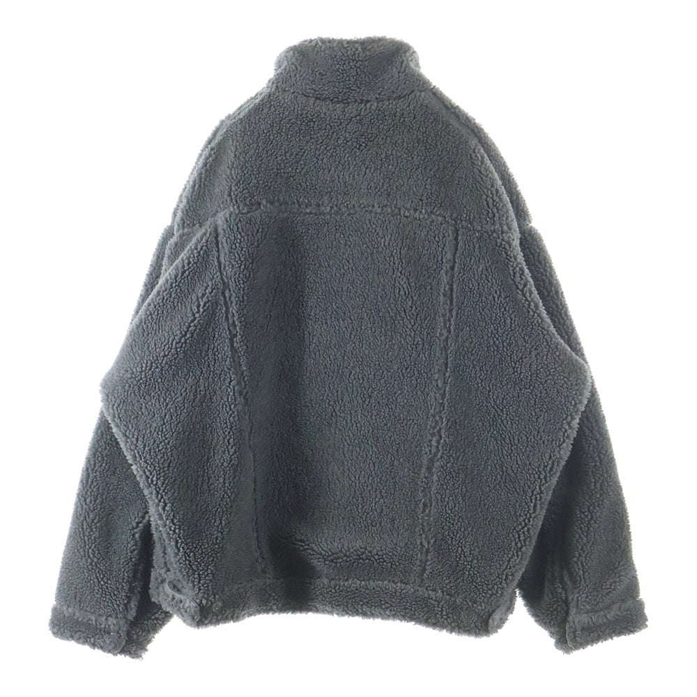 BALENCIAGA(バレンシアガ) 23AW オーバーサイズ ボアジャケット ブルゾン グレー 774376