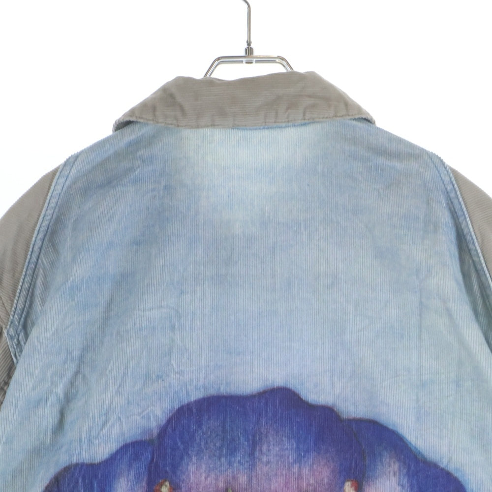 UNDERCOVER(アンダーカバー) 25AW 後総柄コーデュロイ ロング カバーオール ジャケット ベージュ UC2E4210