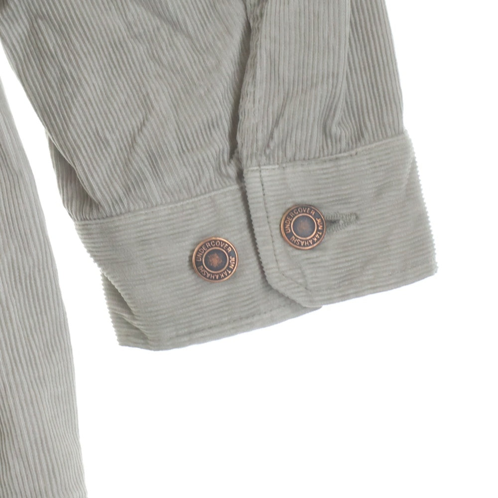 UNDERCOVER(アンダーカバー) 25AW 後総柄コーデュロイ ロング カバーオール ジャケット ベージュ UC2E4210