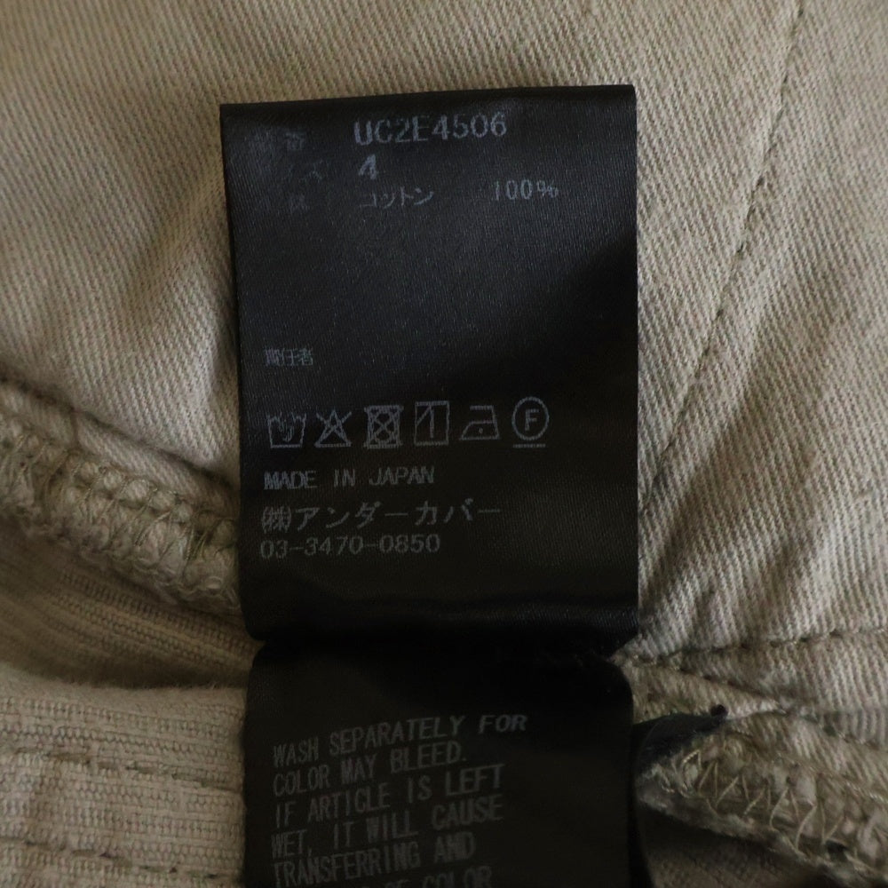 UNDERCOVER(アンダーカバー) 25AW 硫化コーデュロイ5PKパンツ ストレートパンツ ベージュ UC2E4506