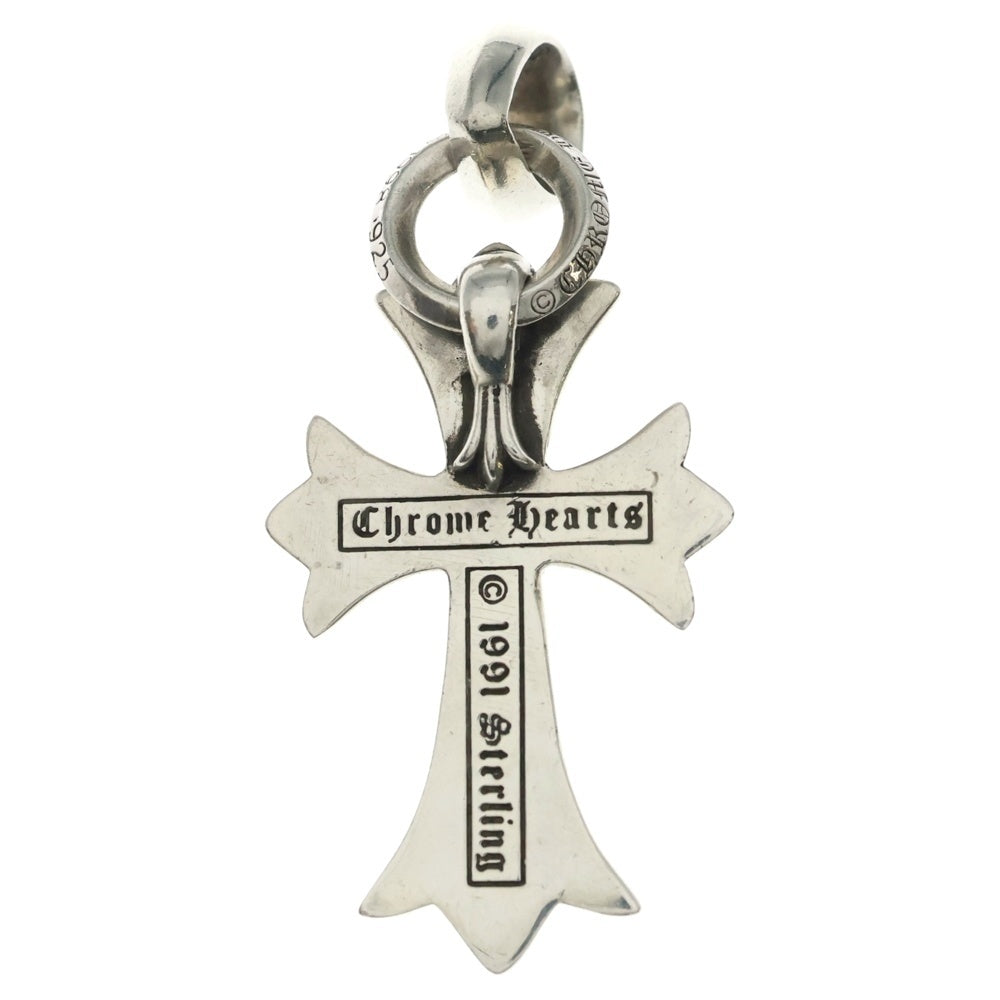 CHROME HEARTS(クロムハーツ) CH CRS SML W/BALE Wベイル スモールCHクロス ペンダントトップ シルバー BCA218