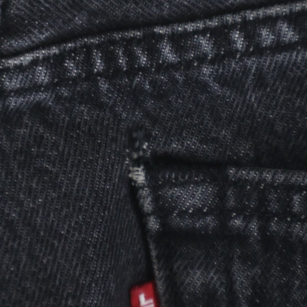UNDERCOVER(アンダーカバー) 25SS ×LEVI'S リーバイス フロントデザインバギーパンツ デニムパンツ ブラック 001YZ-0000