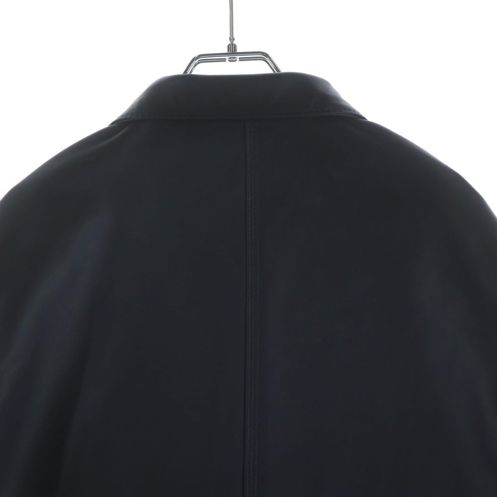 SCHOTT(ショット) LAMB LEATHER COVERALL JACKET ラムレザージャケット レザーカバーオール ブラック 3111050