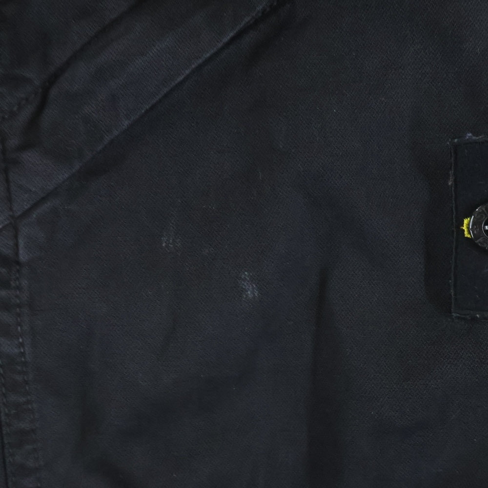 STONE ISLAND(ストーンアイランド) STRETCH ORGANIC BROKEN TWILL COTTON OLD EFFECT ストレッチオーガニックブロークンツイルコットンオールドエフェクトパンツ ブラック K2S153100036S00L1