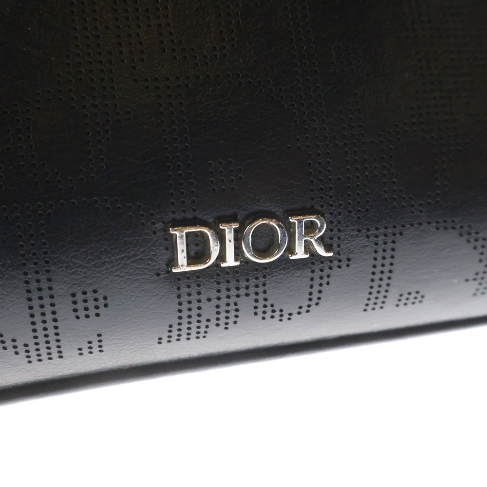DIOR(ディオール) Safari Messenger Bag サファリメッセンジャーバッグ オブリークレザーショルダーバッグ ブラック 1ESPO206VPI