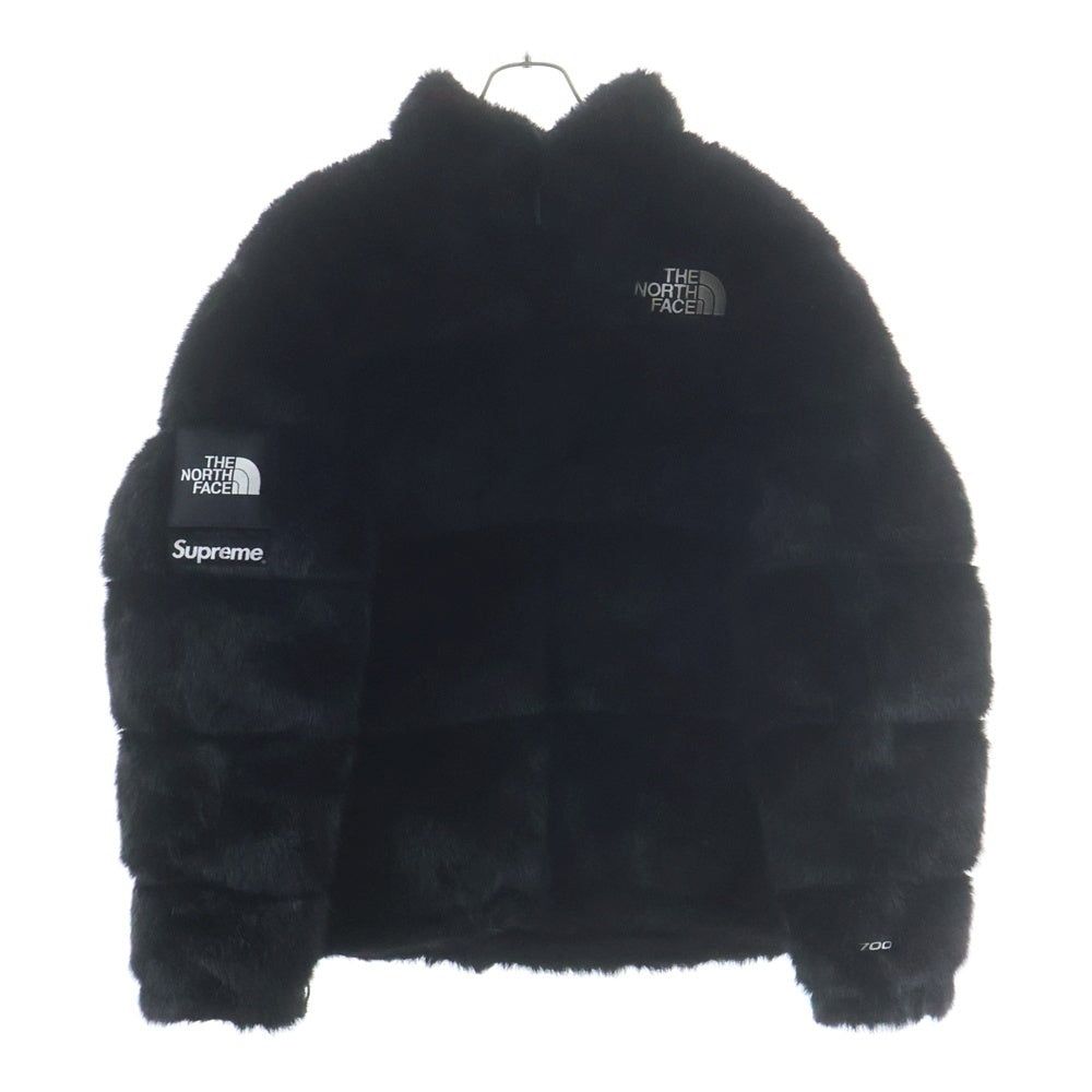 SUPREME(シュプリーム) 20AW ×THE NORTH FACE Faux Fur Nuptse Jacket ノースフェイス ファー ヌプシ ダウンジャケット ブラック ND92001I