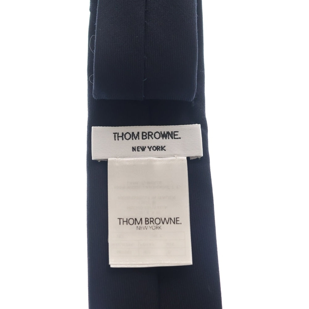 THOM BROWNE(トムブラウン) Tricolor Wool Tie トリコロール ウール ネクタイ ネイビー MNL021A