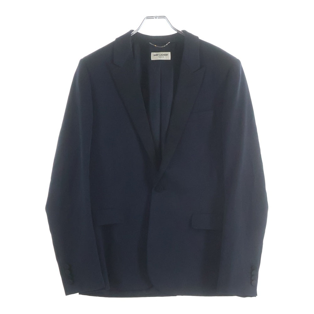 SAINT LAURENT PARIS(サンローランパリ) 14AW エディ期 スモーキングジャケット ネイビー 355768 Y585F