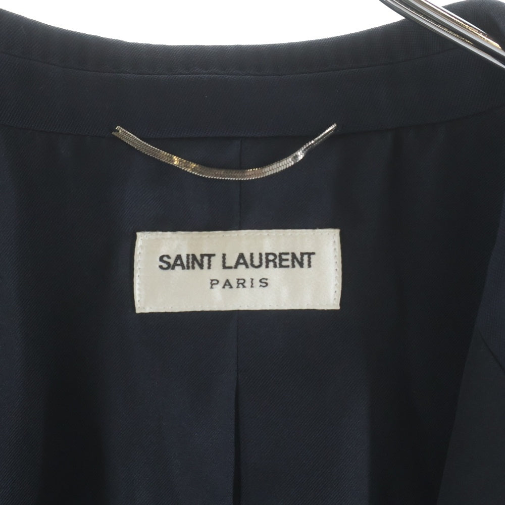 SAINT LAURENT PARIS(サンローランパリ) 14AW エディ期 スモーキングジャケット ネイビー 355768 Y585F