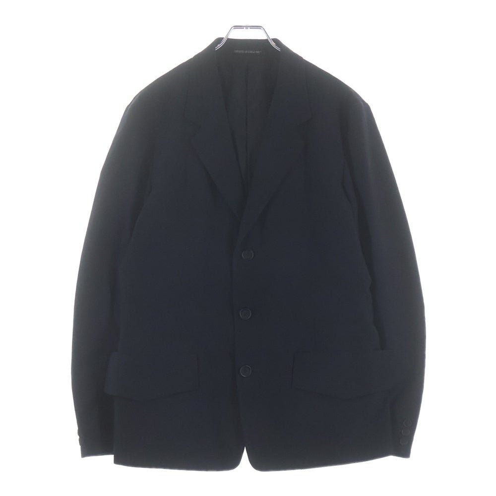 BLACK Scandal Yohji Yamamoto(ブラックスキャンダルヨウジヤマモト) 20SS C/ツイル フラップショートジャケット テーラードジャケット ブラック HN-J37-013