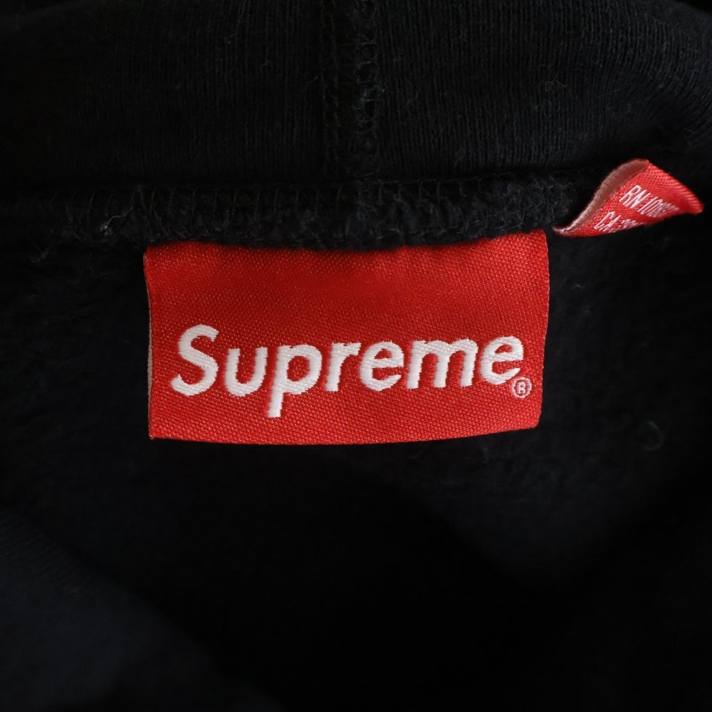 SUPREME(シュプリーム) 17AW ×AKIRA Patches Hooded Sweatshirt Slate ×アキラ パッチ スウェットプルオーバーパーカー ブラック