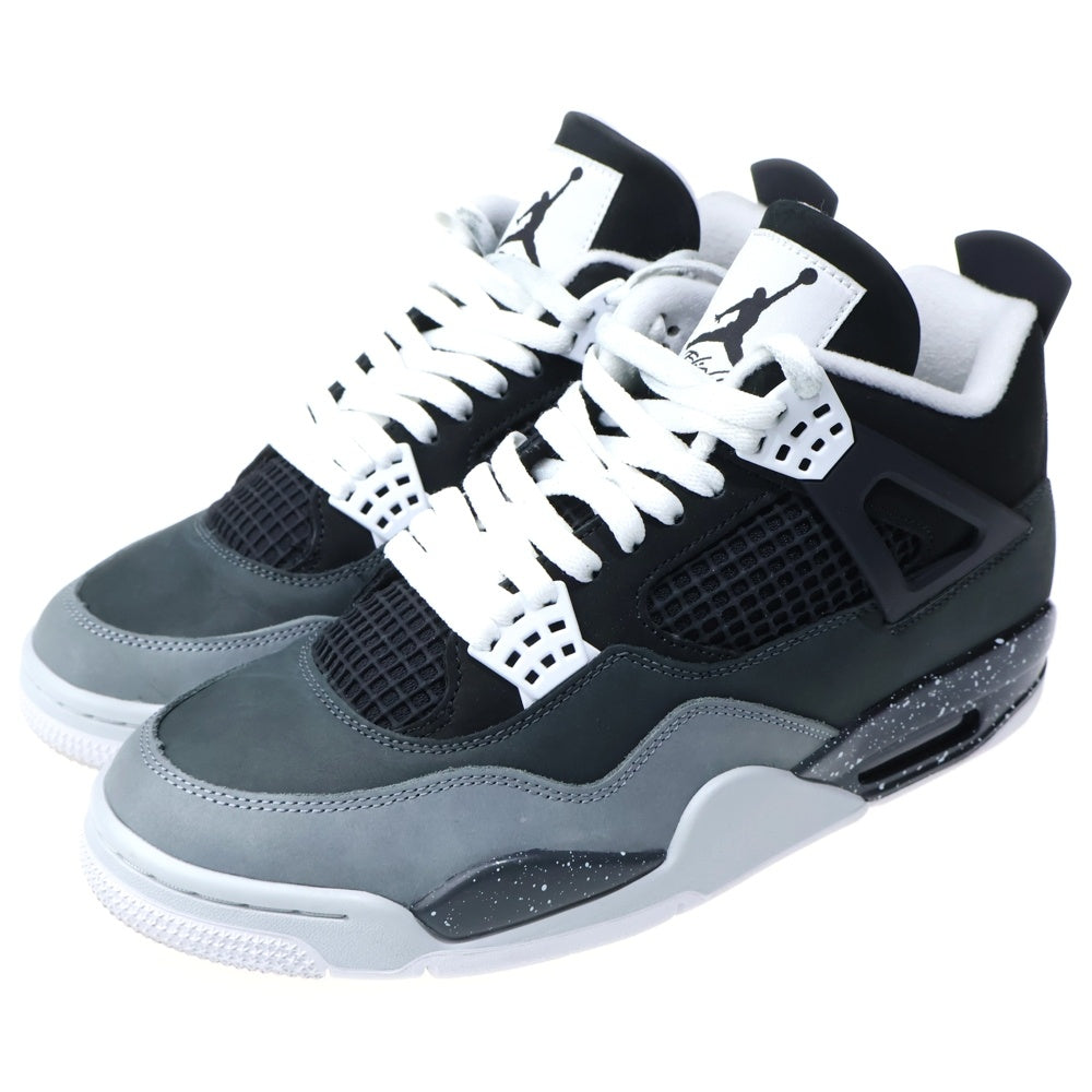 NIKE(ナイキ) Air Jordan 4 Retro エアジョーダン 4 レトロ ハイカットスニーカー シューズ ブラック US10/28cm FQ8138-002