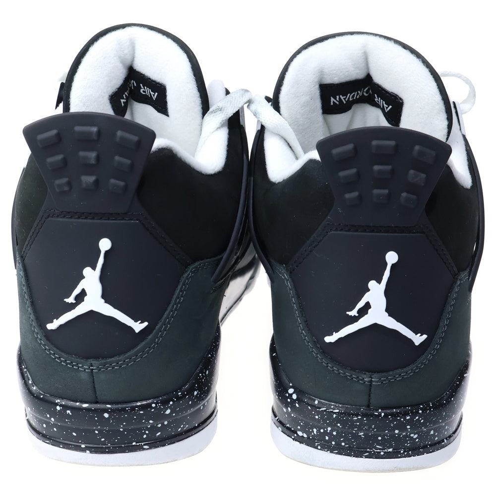 NIKE(ナイキ) Air Jordan 4 Retro エアジョーダン 4 レトロ ハイカットスニーカー シューズ ブラック US10/28cm FQ8138-002