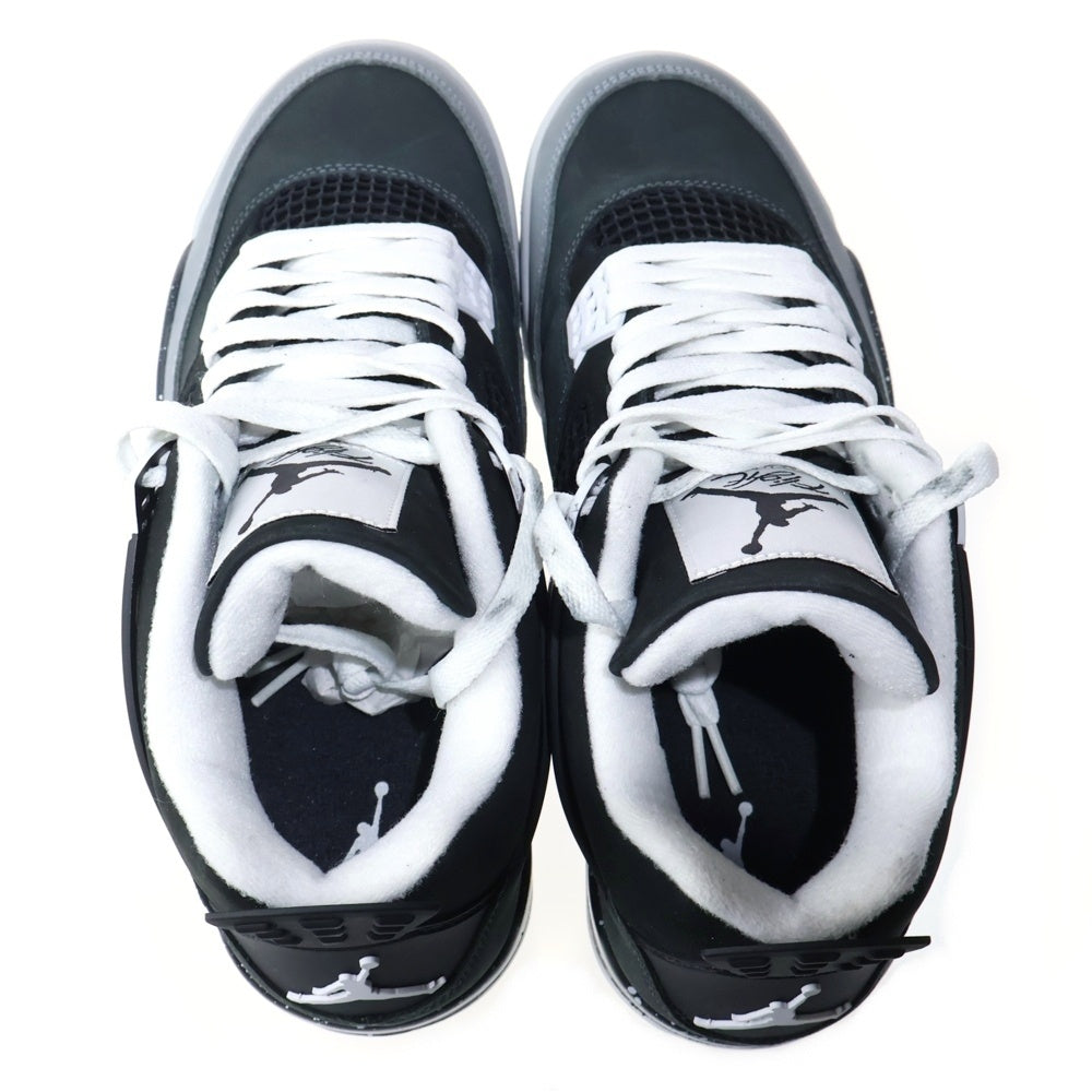 NIKE(ナイキ) Air Jordan 4 Retro エアジョーダン 4 レトロ ハイカットスニーカー シューズ ブラック US10/28cm FQ8138-002