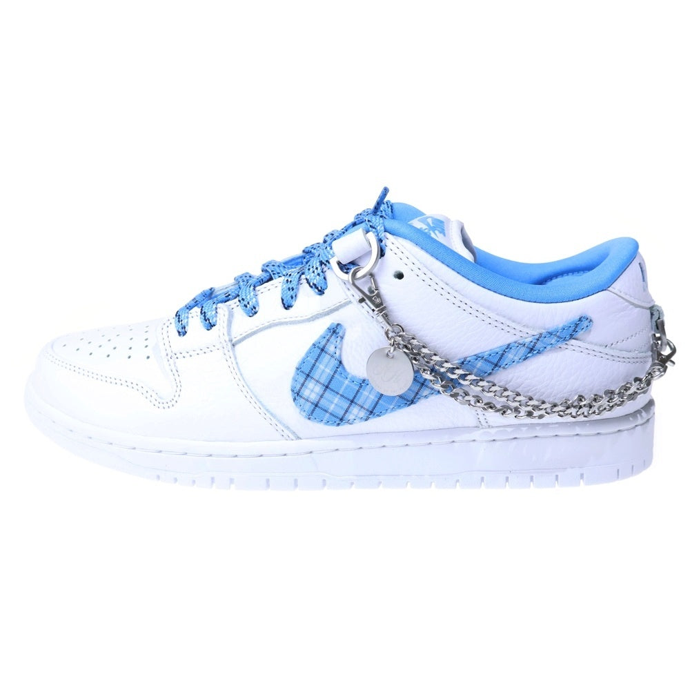 NIKE(ナイキ) ×Nicole Hause SB Dunk Low Pro ニコールハウゼ エスビーダンク ロー プロ ローカットスニーカー シューズ ホワイト/ブルー US10/28cm FZ8802-100