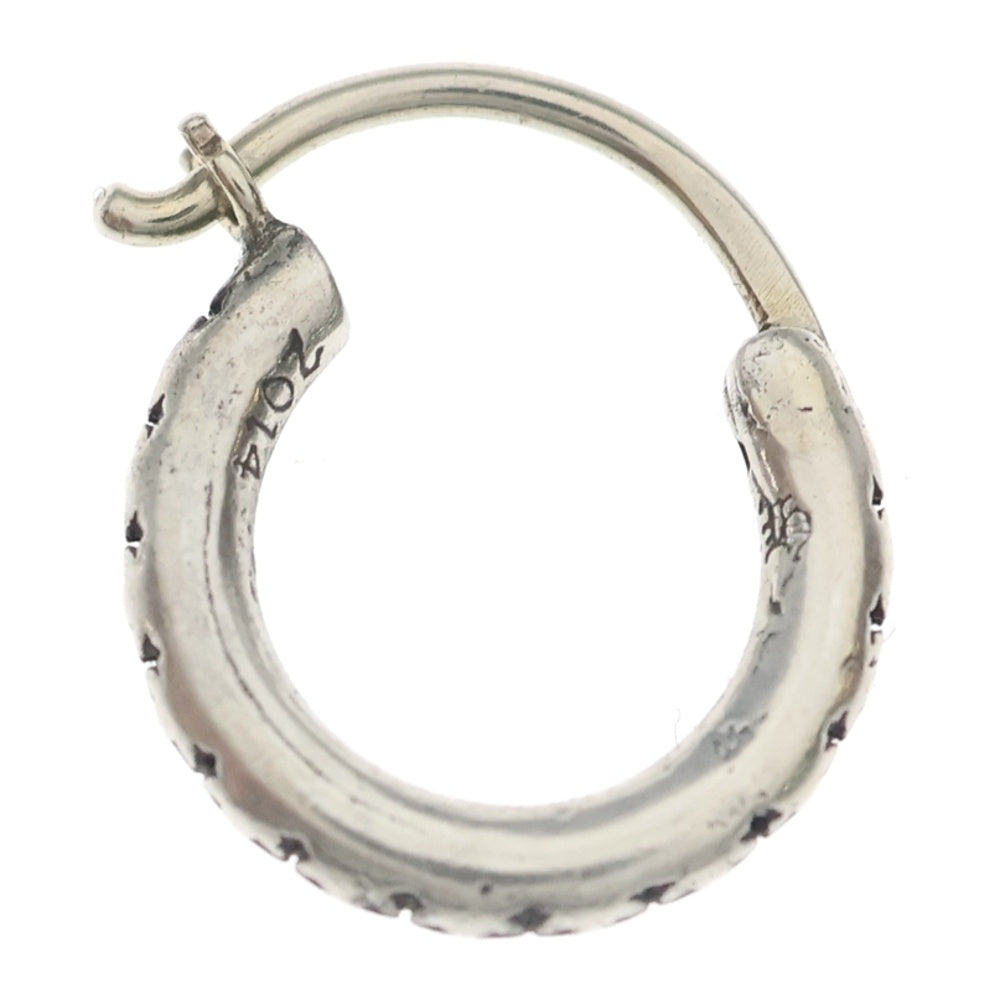 CHROME HEARTS(クロムハーツ) TINY TFL HOOP タイニートゥルーファッキングラブフープピアス シルバー